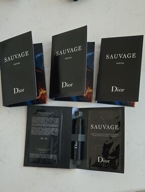New DIOR Sauvage Sample Set 4 Pack & DIOR Sauvage Mens Skincare